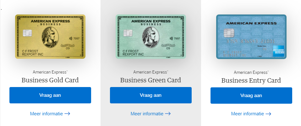 amex zakelijk aanvragen